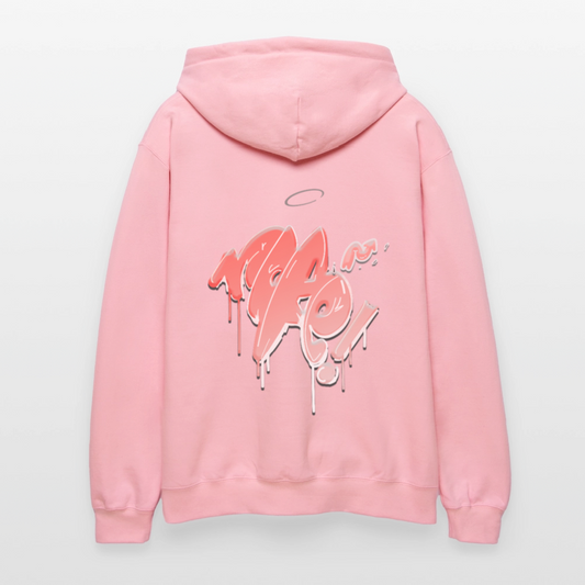 Sweat à capuche "Nope" - rose clair