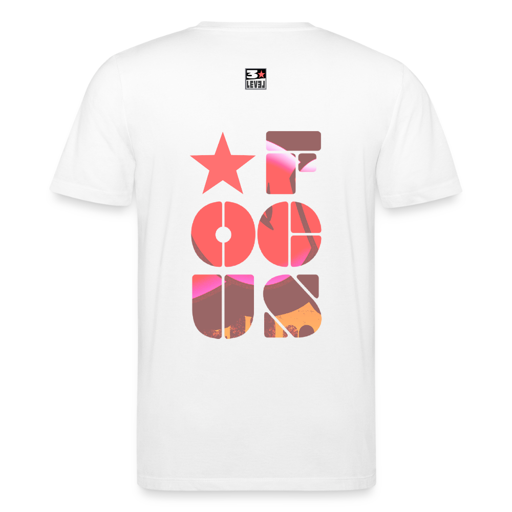 T-shirt "Focus" - blanc