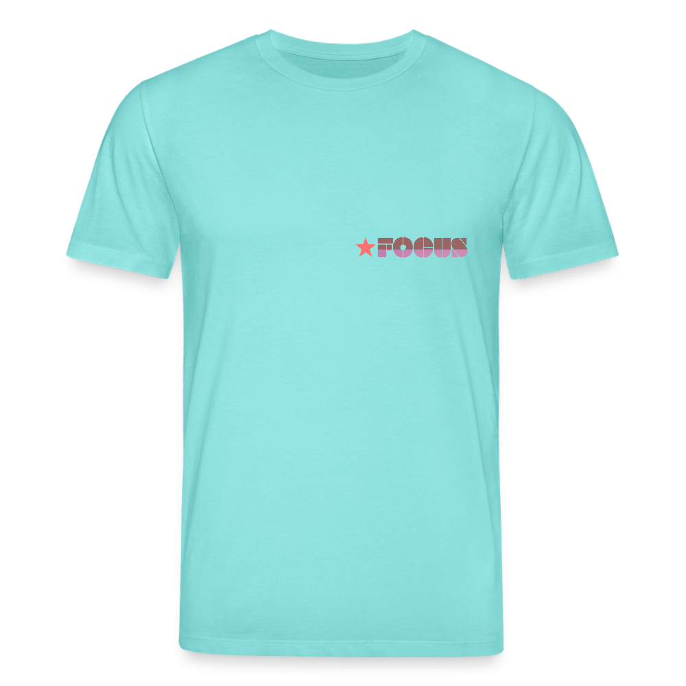 T-shirt "Focus" - bleu piscine