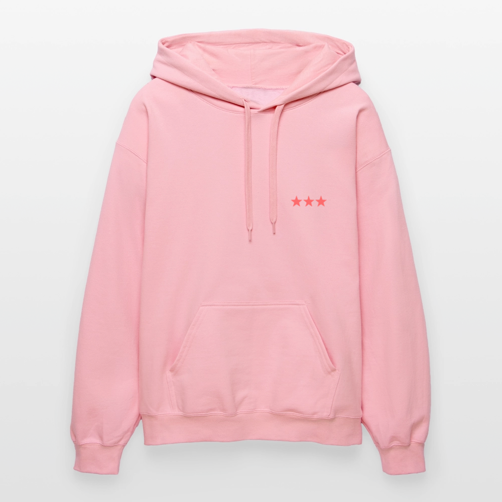 Sweat à capuche "Nope" - rose clair