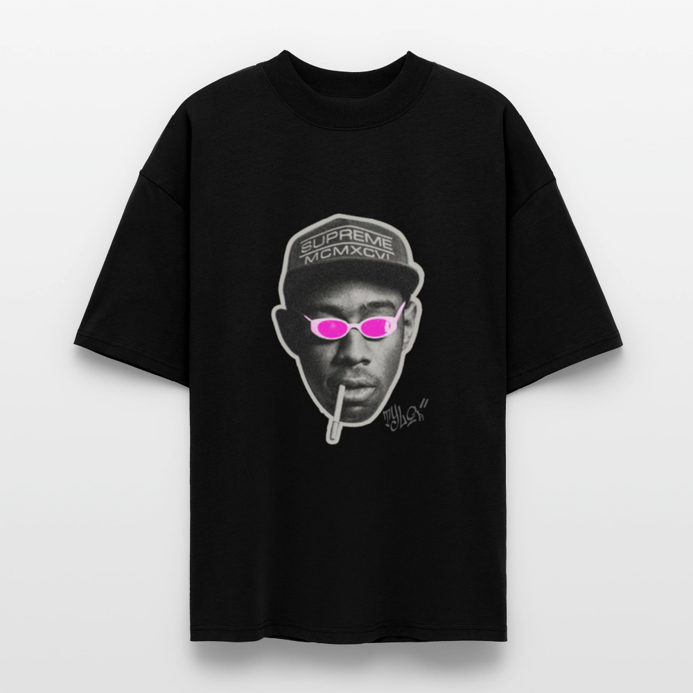 T-shirt bio "Tyler" - noir