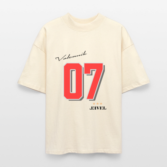 T-shirt "N°07" - blanc gris