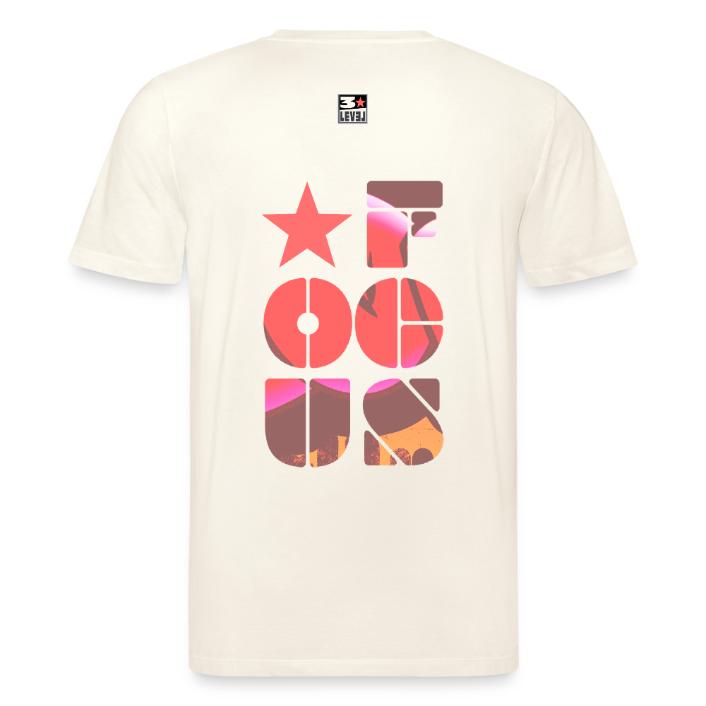 T-shirt "Focus" - blanc nature
