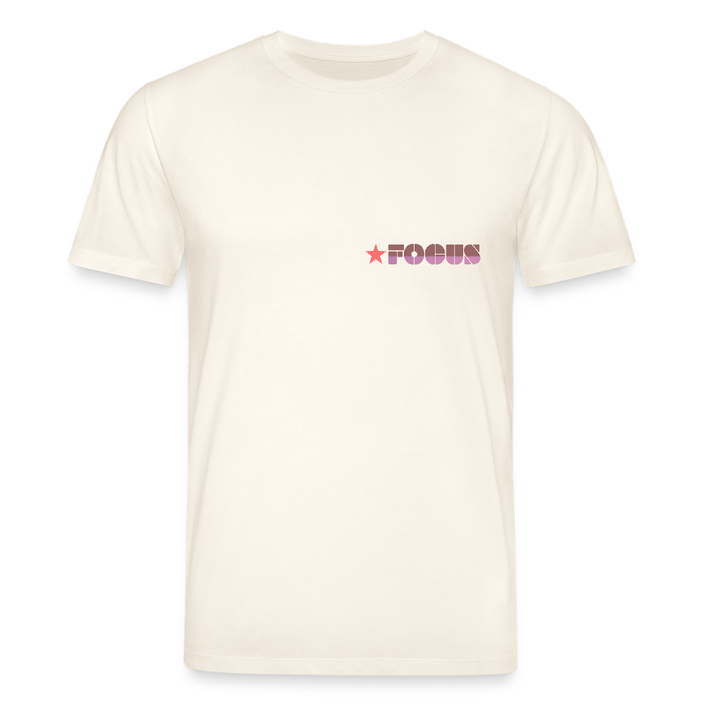 T-shirt "Focus" - blanc nature