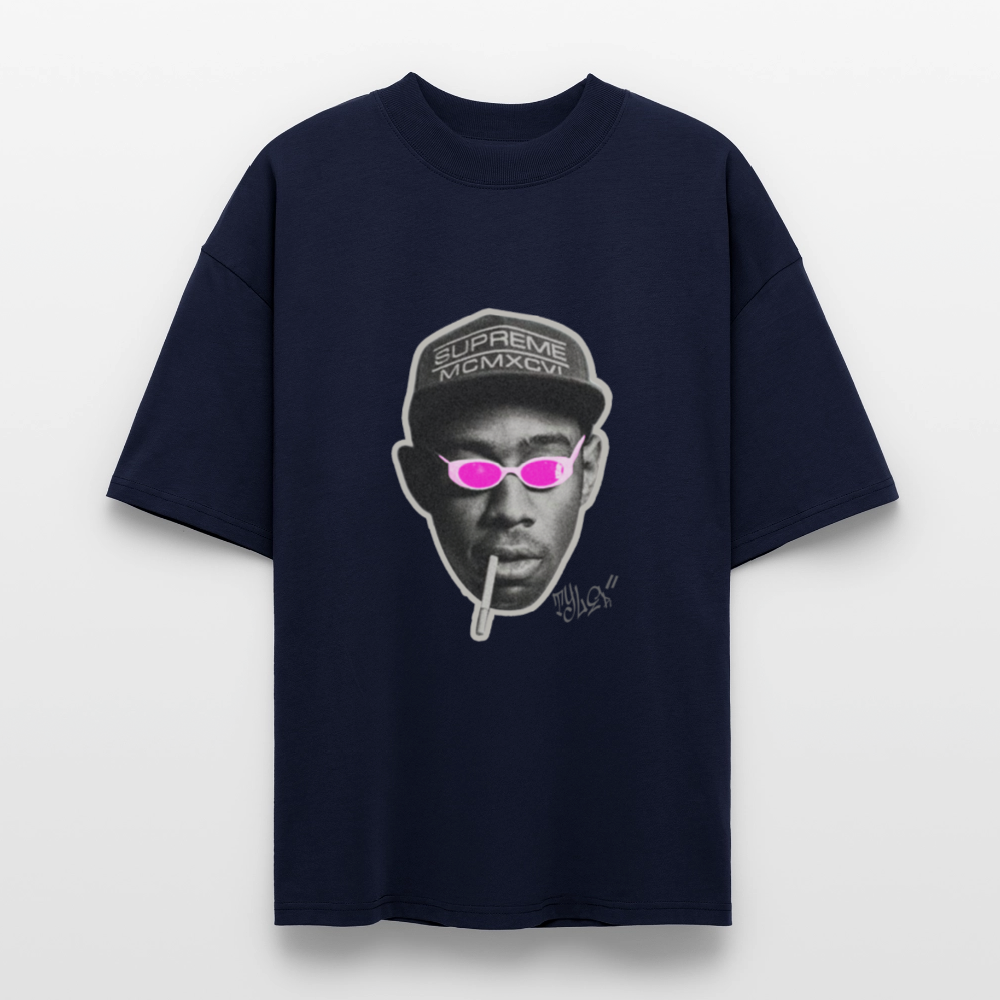 T-shirt bio "Tyler" - marine