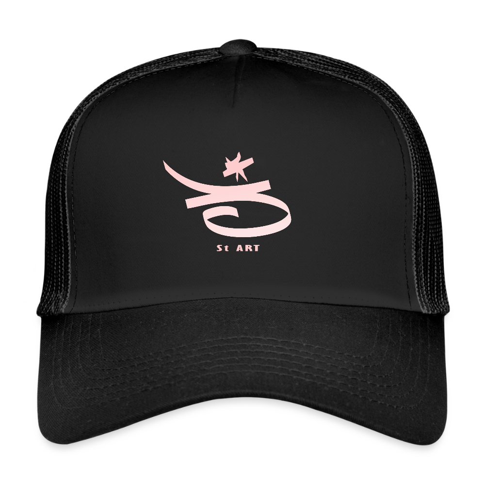 Casquette Trucker "3 st art" - noir/noir