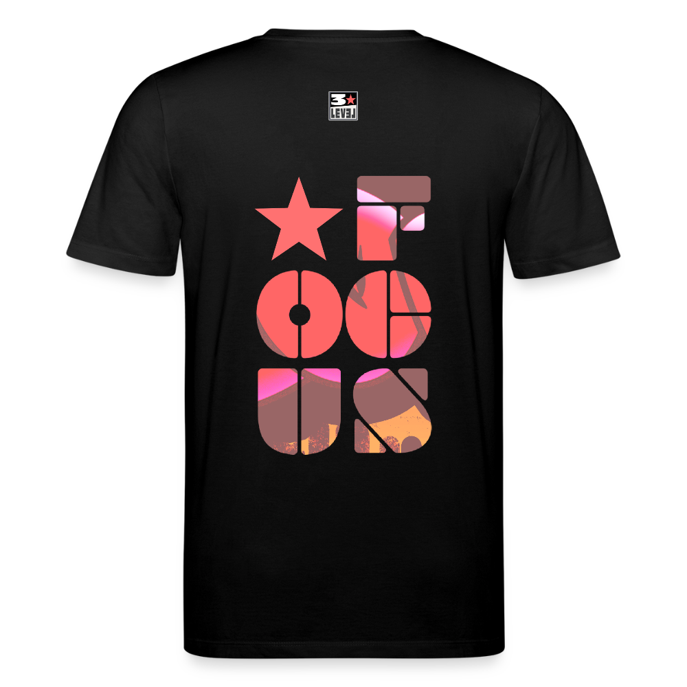 T-shirt "Focus" - noir