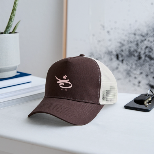 Casquette Trucker "3 st art" - marron/beige