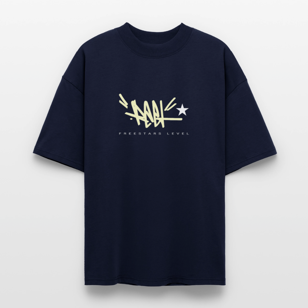 T-shirt bio COLLECTION "REEL" oversize Unisexe - marine