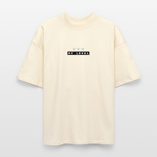 T-shirt bio clair LEVEL 01 - écru doux