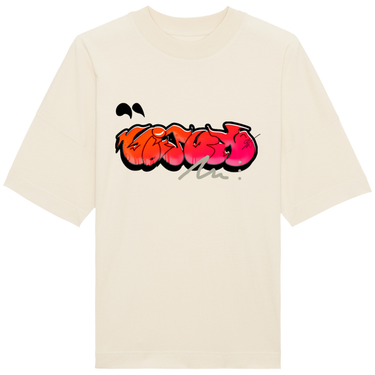 T-Shirt Oversized "Red glitch"