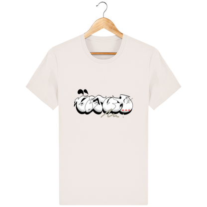 T-shirt coupe basique Femme "White Glitch"