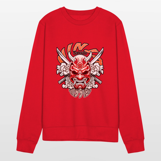 Sweat-shirt "Ninja" - rouge