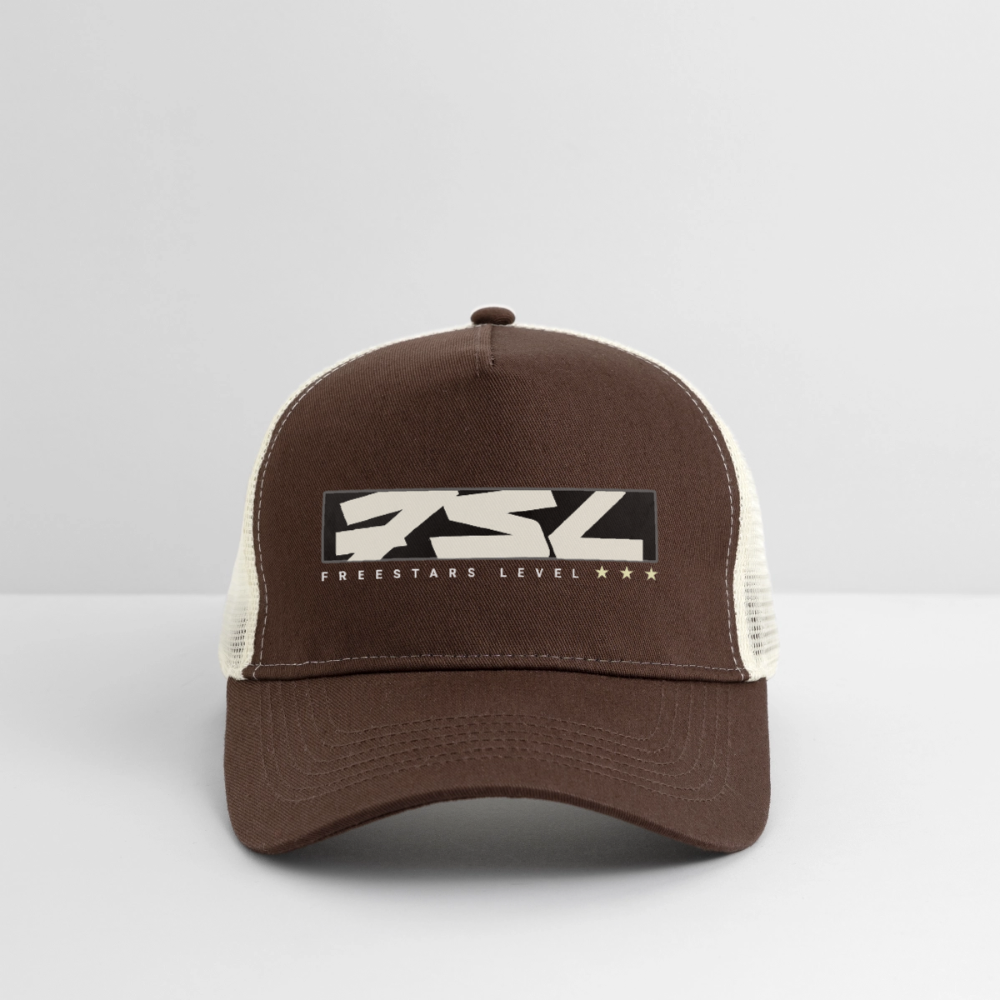 Trucker Cap 01 - marron/beige