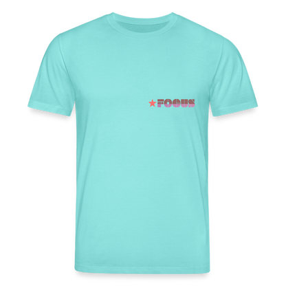 T-shirt "Focus" - bleu piscine