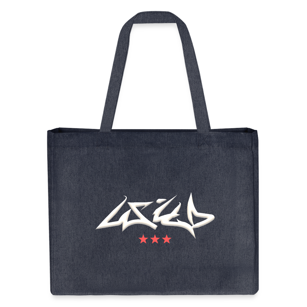 Cabas "Wild" - bleu nuit