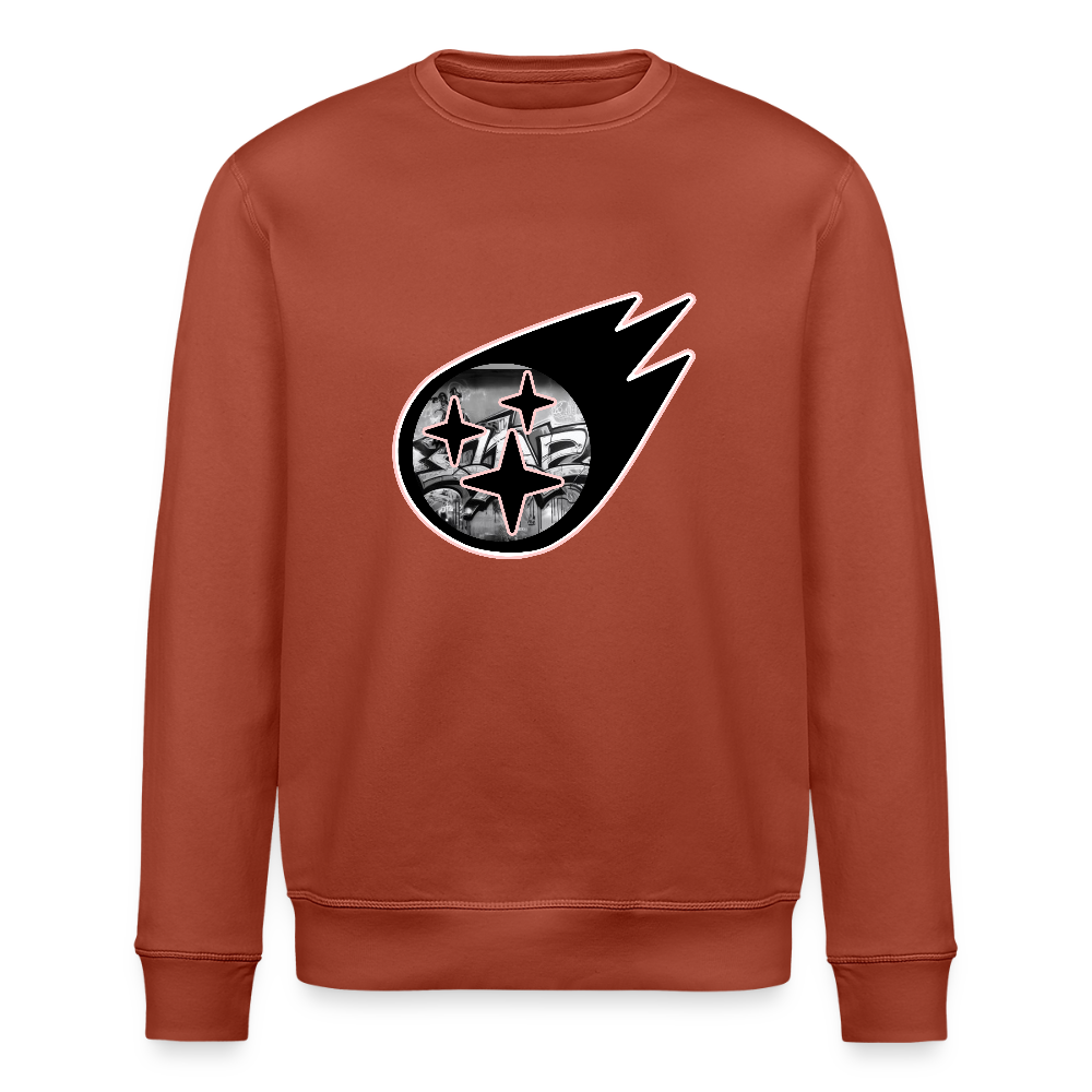 Sweat bio " Meteore" Unisexe - terracotta