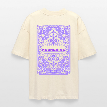 T-shirt bio "Moonshine" - blanc gris