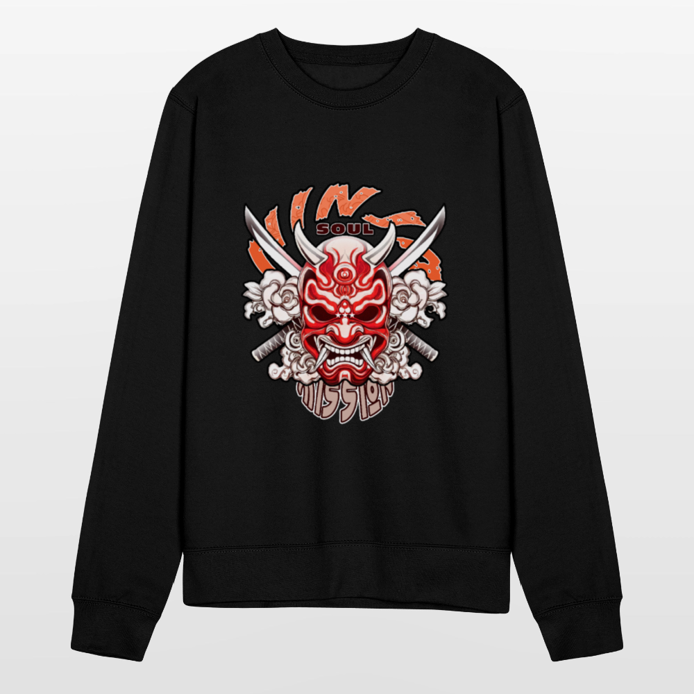 Sweat-shirt "Ninja" - noir