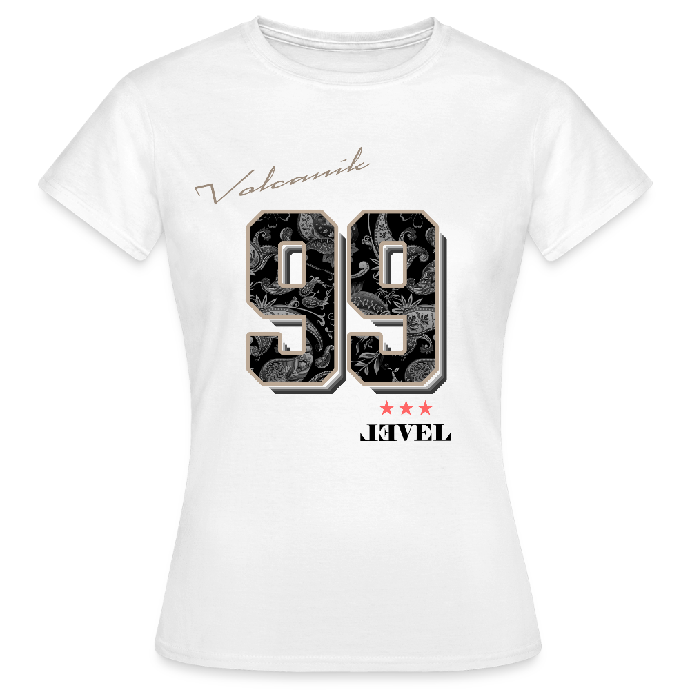 T-shirt Femme "N° 99 Paisley" - blanc