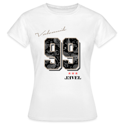 T-shirt Femme "N° 99 Paisley" - blanc