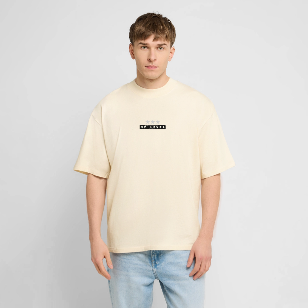 T-shirt bio clair LEVEL 01 - écru doux