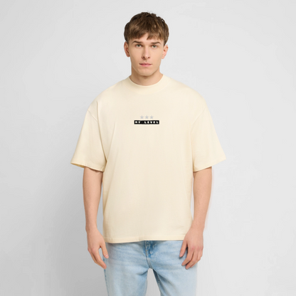 T-shirt bio clair LEVEL 01 - écru doux
