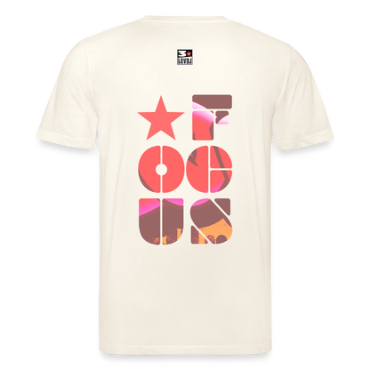 T-shirt "Focus" - blanc nature