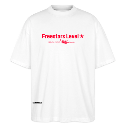 T-shirt blanc bio Collection "Reel" - blanc