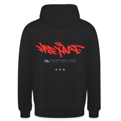 Hoodie  unisexe collection "NEXART" - noir