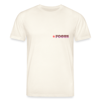 T-shirt "Focus" - blanc nature