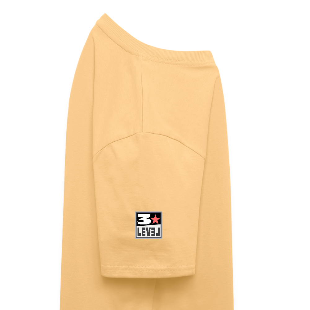 T-shirt "Explicite" - jaune délavé