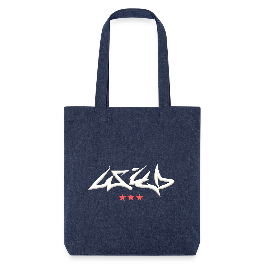 Cabas "Wild" - mélange bleu