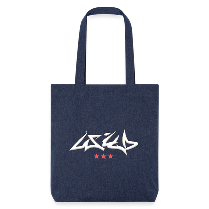 Cabas "Wild" - mélange bleu