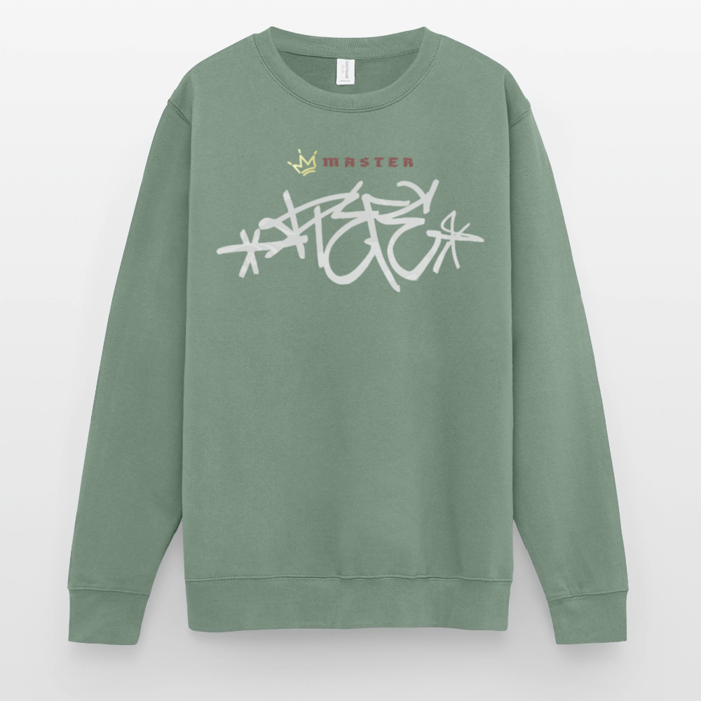 Sweat-shirt "master piece" homme - vert-de-gris