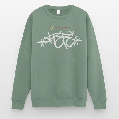 Sweat-shirt "master piece" homme - vert-de-gris