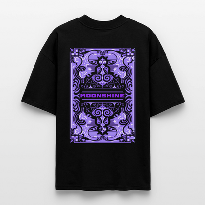 T-shirt bio "Moonshine" - noir