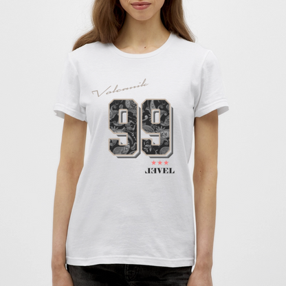 T-shirt Femme "N° 99 Paisley" - blanc