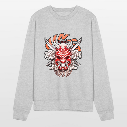 Sweat-shirt "Ninja" - gris chiné