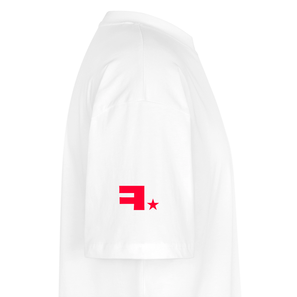 T-shirt blanc bio Collection "Reel" - blanc