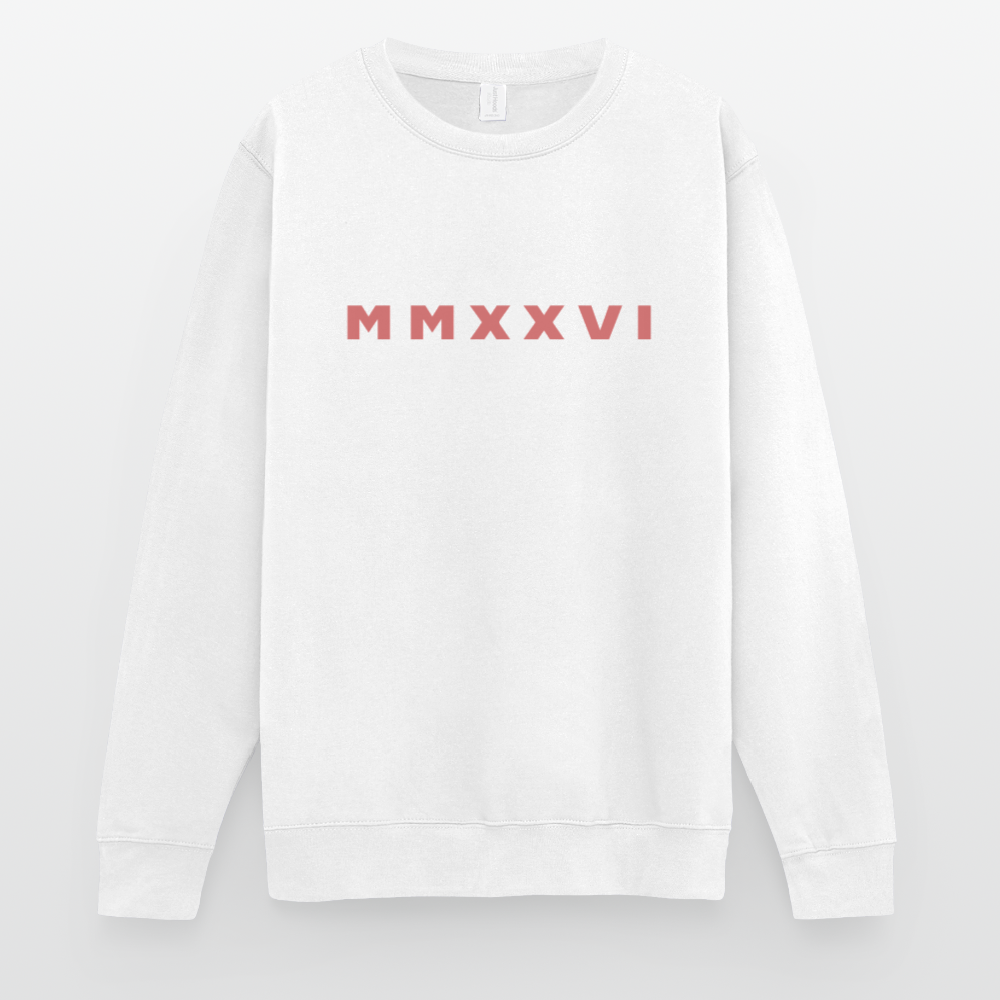 Sweat-shirt MMXXVI - blanc
