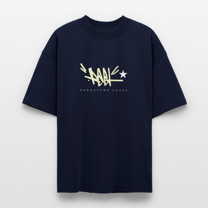 T-shirt bio COLLECTION "REEL" oversize Unisexe - marine