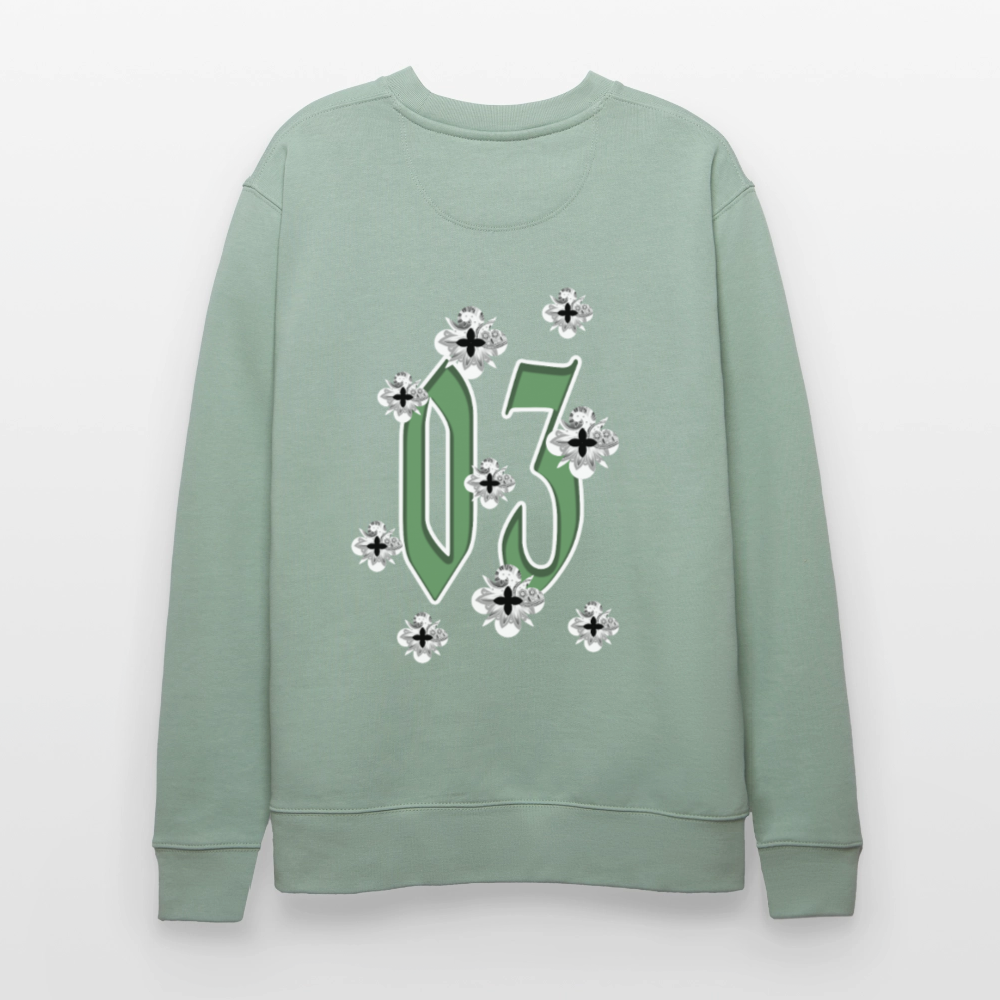 Sweat "Icone" - vert de gris clair