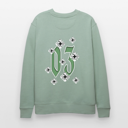 Sweat "Icone" - vert de gris clair