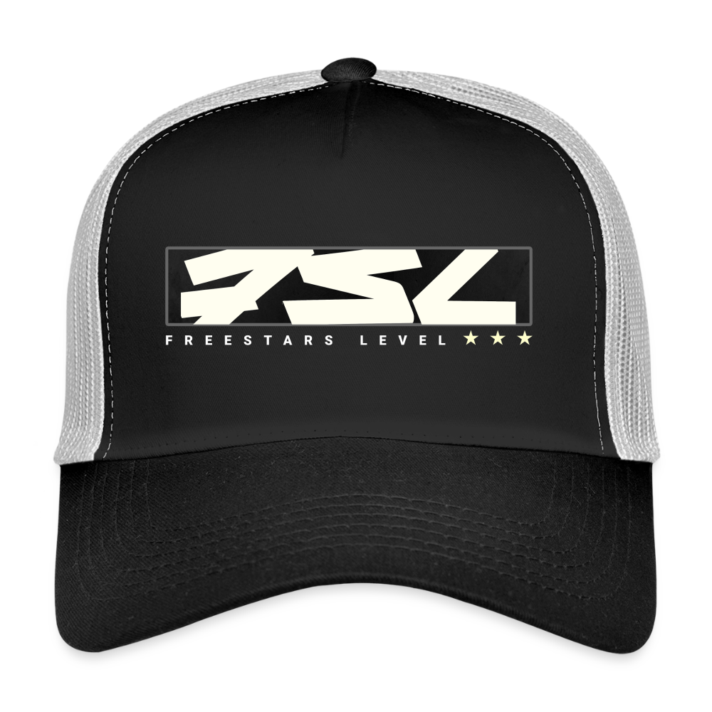 Trucker Cap 01 - noir/gris pierre