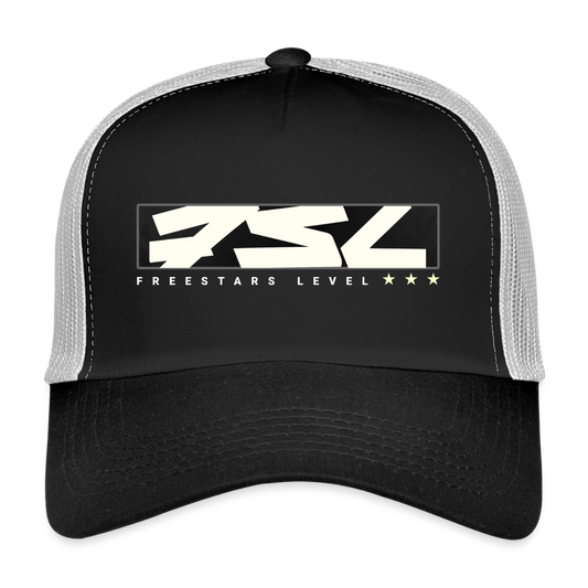 Trucker Cap 01 - noir/gris pierre