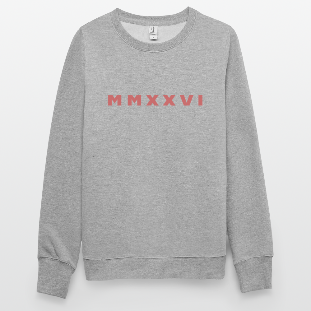Sweat-shirt MMXXVI - gris chiné