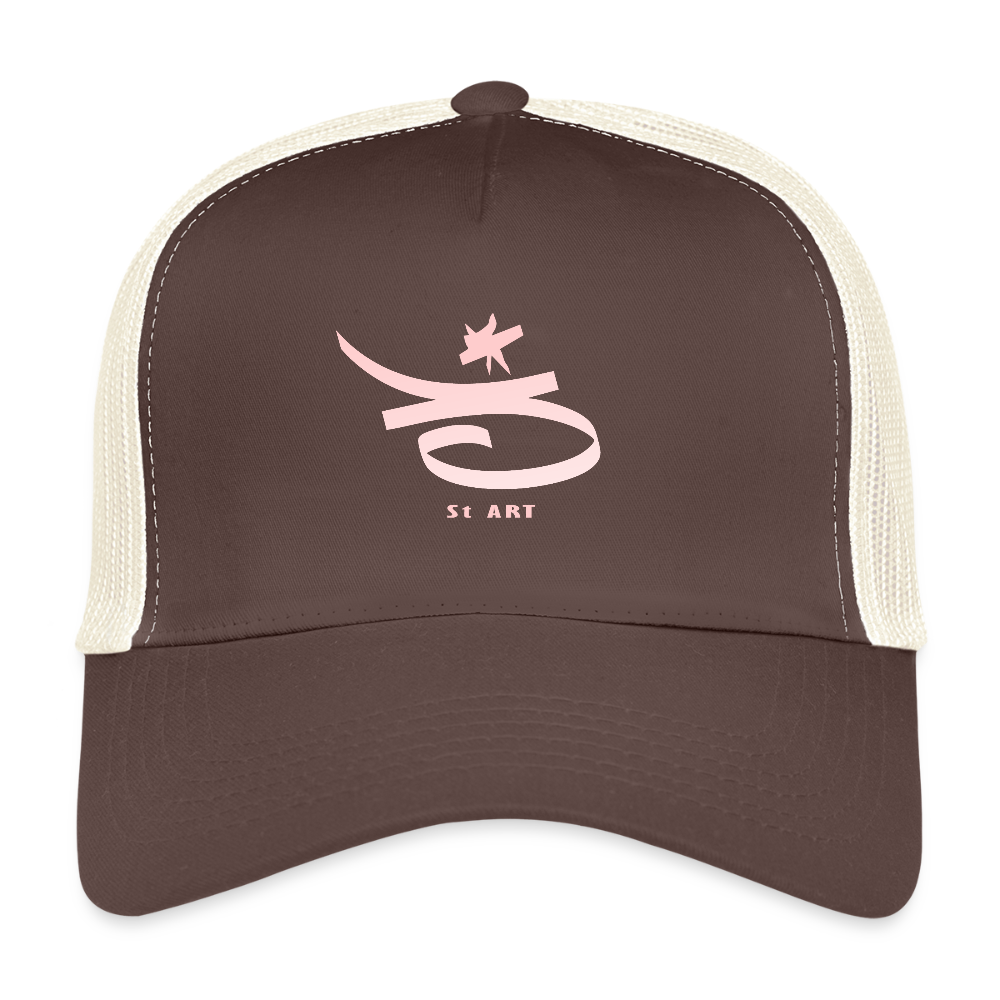 Casquette Trucker "3 st art" - marron/beige