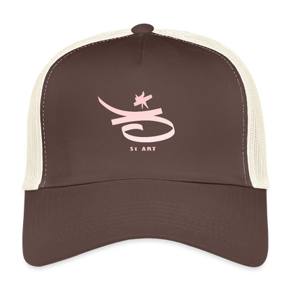 Casquette Trucker "3 st art" - marron/beige