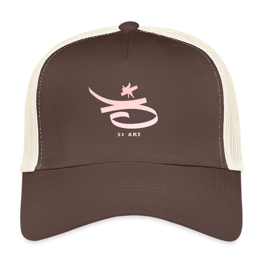 Casquette Trucker "3 st art" - marron/beige
